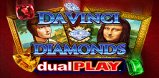 Da Vinci Diamonds Dual Play slot artwork