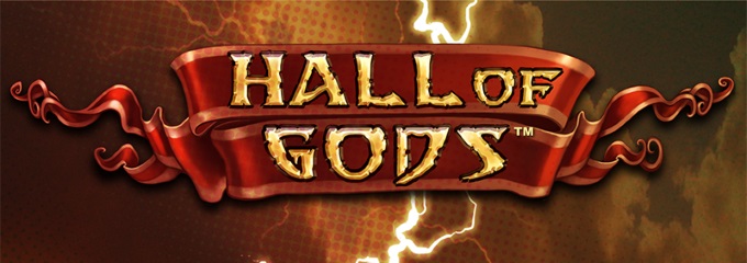 Hall of Gods slot logo