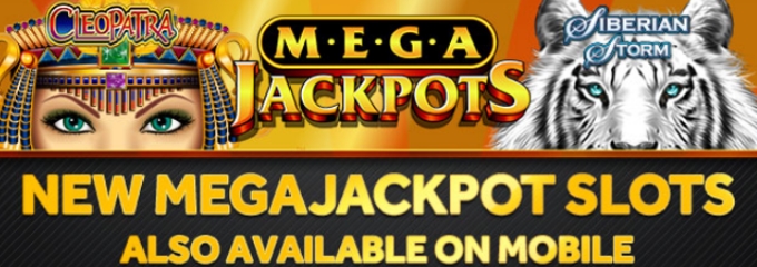 Megajackpots on mobile and desktop