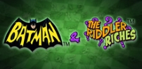 batman and the riddler riches slot logo