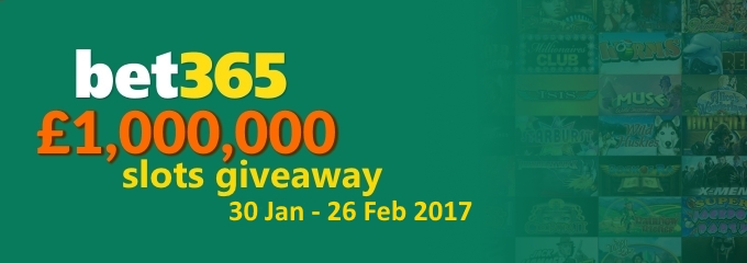 bet365 slots giveaway jan 2017