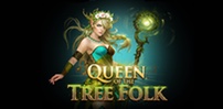queen of the tree folk slot logo