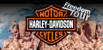 Harley Davidson Freedom Tour slot artwork