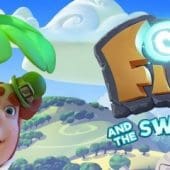 finn and swirly spin slot logo
