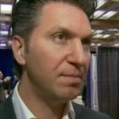 david baazov being interviewed at a show