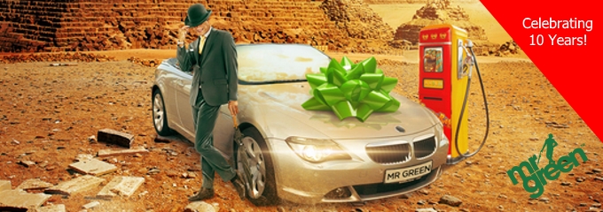 mr green 10 year celebration promotion