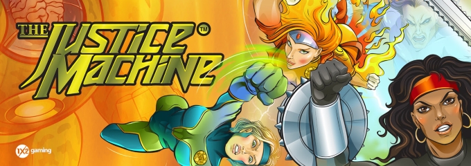 the justice machine slot artwork