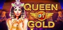 queen of gold slot logo