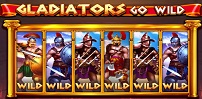 gladiators go wild slot logo