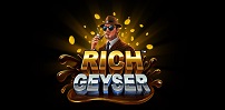 rich geyser slot logo