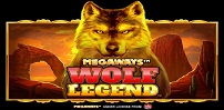 wolf legend megaways slot logo