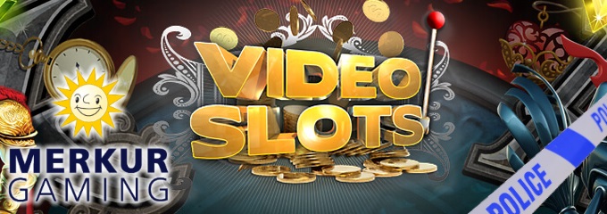 videoslots.com logo merkur gaming police tape