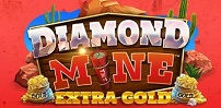 Diamond Mine Extra Gold Megaways slot artwork