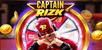 captain rizk megaways slot logo