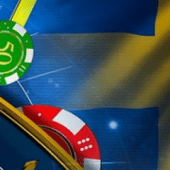 sweden flag and casino icons