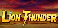 lion thunder slot logo