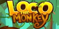 loco the monkey slot logo