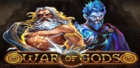 war of gods slot logo