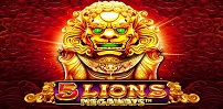 5 Lions Megaways slot artwork