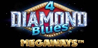 4 Diamond Blues Megaways slot artwork