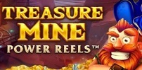 treasure mine power reels slot logo