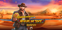 John Hunter and The Book of Tut Respin slot artwork
