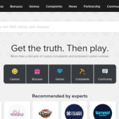 Askgamblers homepage