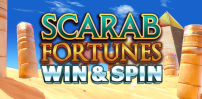 Scarab Fortunes Win And Spin slot artwork
