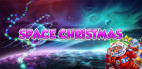 Space Christmas slot logo by 1X2 Gaming