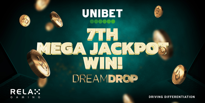 7th win on dream drop jackpot from relax gaming