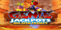 Genie Jackpots Big Spin Frenzy slot artwork