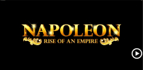 Logo for Napoleon: Rise of an Empire slot from BluePrint Gaming