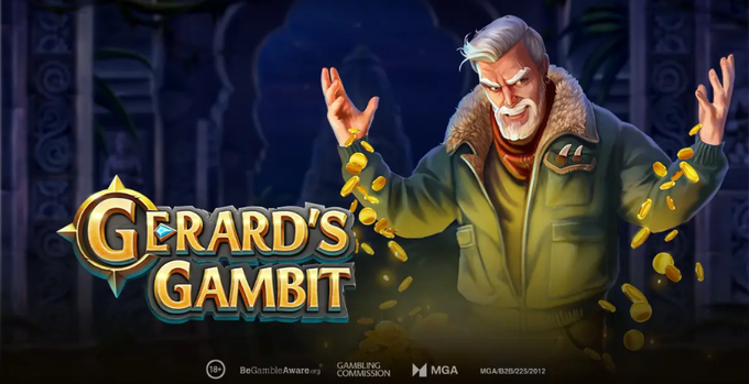 gerards gambit slot by play'n go banner