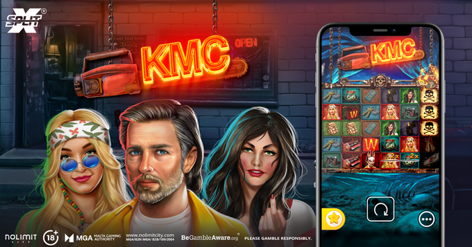 kiss my chainsaw slot by nolimit city presentation banner