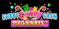 sweet candy cash megaways slot logo