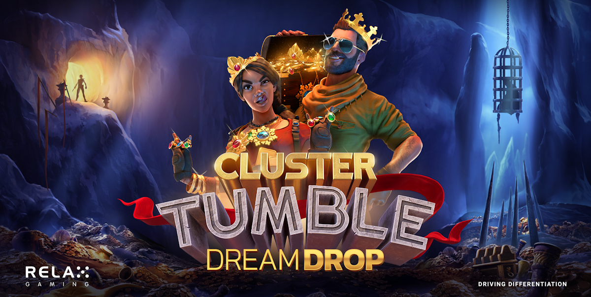 cluster tumble dream drop slot banner