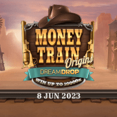 money train origins dream drop slot banner