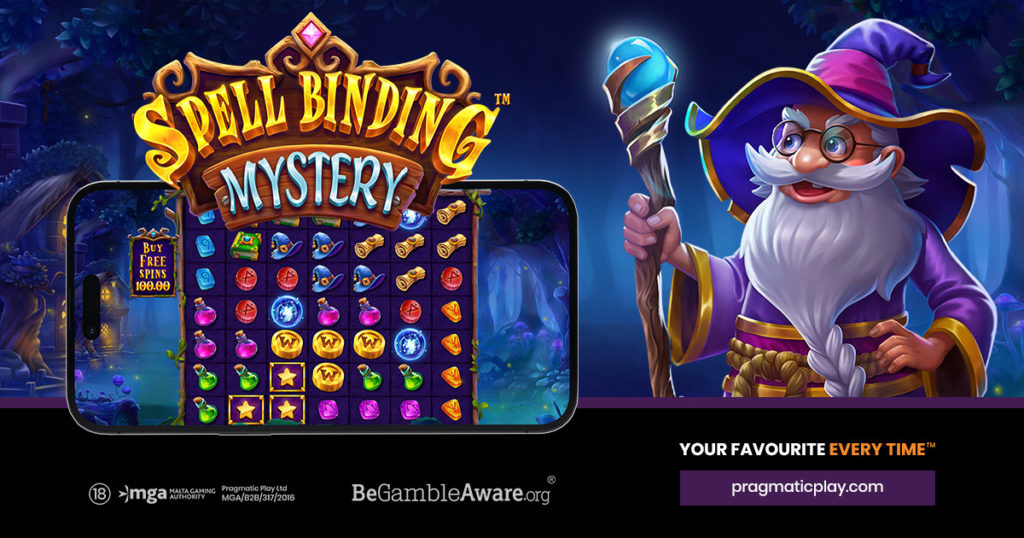 spellbinding mystery slot banner