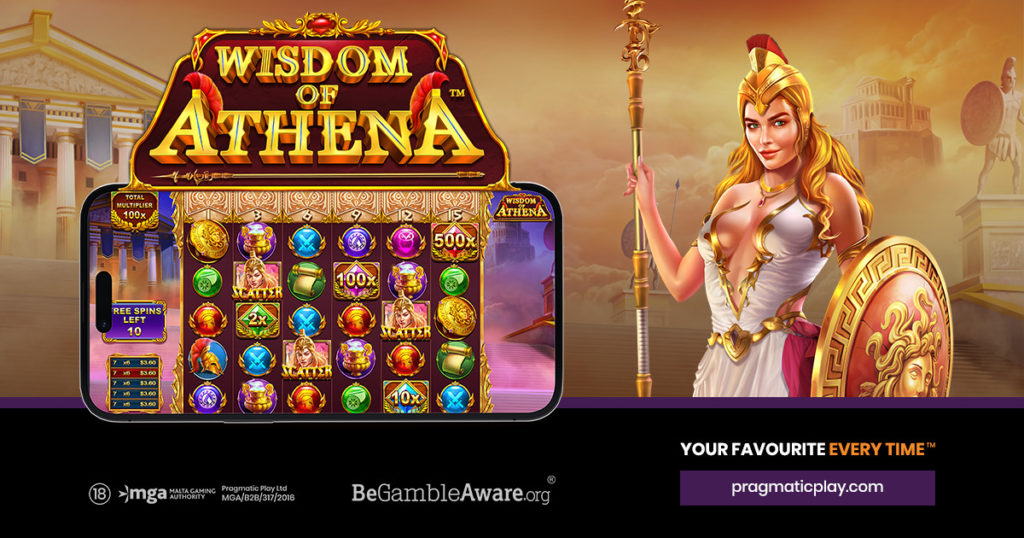 wisdom of athena slot banner