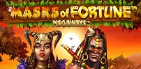 Masks of Fortune Megaways slot artwork