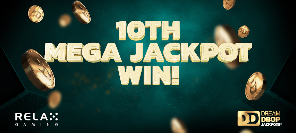 relax gaming dream drop tenth winner banner