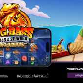 Big Bass Hold and Spinner Megaways slot banner
