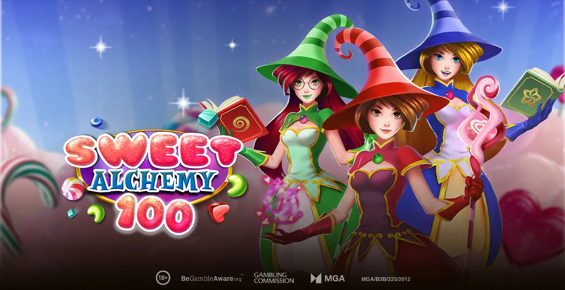 sweet alchemy 100 slot banner