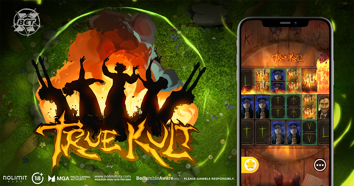 true kult slot from nolimit city banner