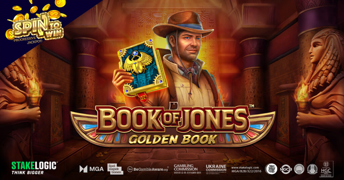 book of jones golden book slot banner