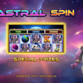 astral spin slot banner by mga games