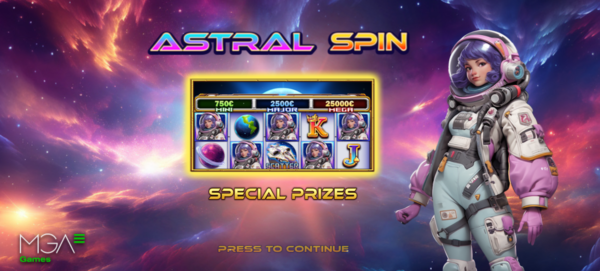 astral spin slot banner by mga games