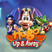 hugo up and away slot banner by raw igaming