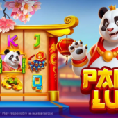 panda luck slot banner by bgaming