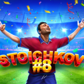 stoichkov #8 slot banner by amusnet